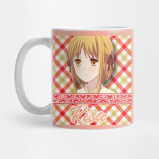 pequeña niña rubia Mug